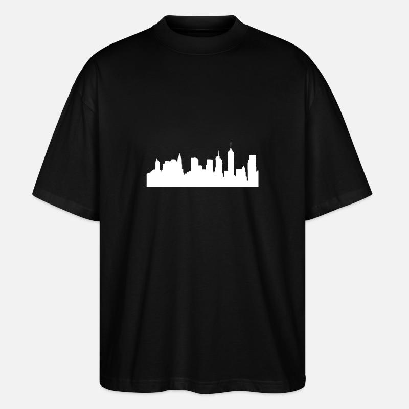 Stadt - Stanley/Stella Oversized Unisex Bio T-Shirt Blaster 2.0 - Schwarz