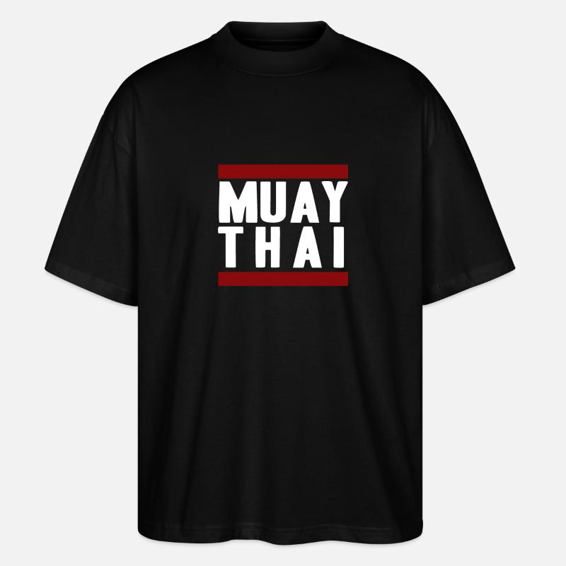 Muay Thai - Stanley/Stella Oversized Unisex Organic T-shirt Blaster 2.0 - black