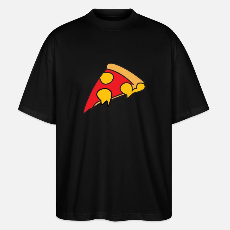 Pizza Comic style - Stanley/Stella Oversized Unisex Bio T-Shirt Blaster 2.0 - Schwarz