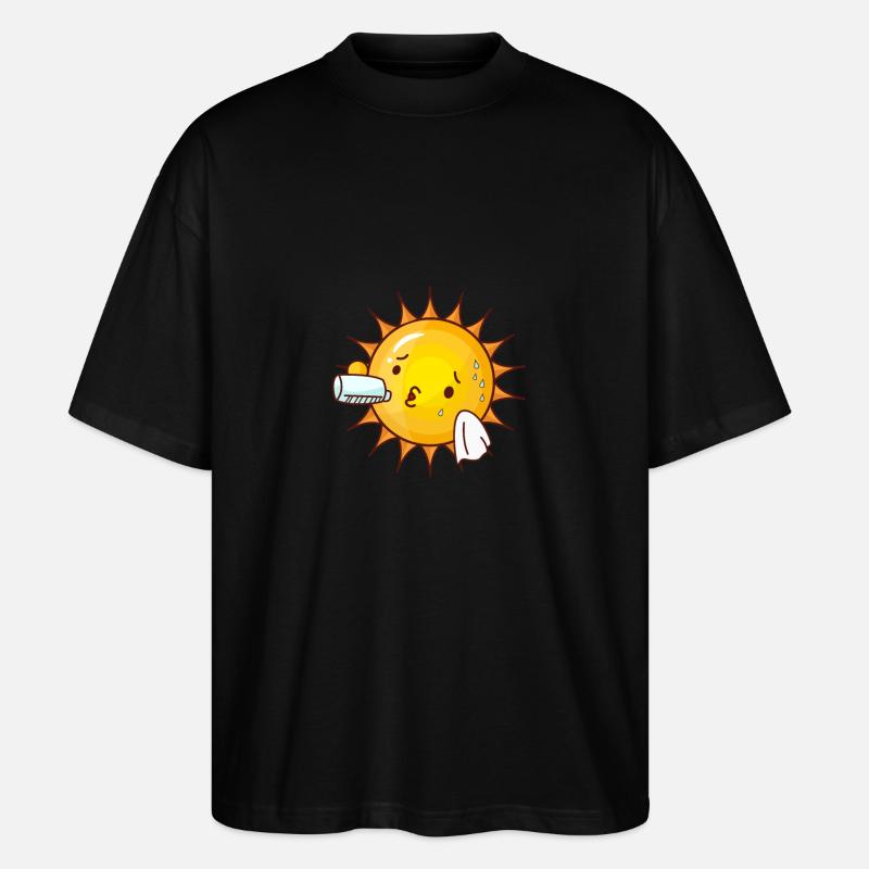 Sonne - Stanley/Stella Oversized Unisex Bio T-Shirt Blaster 2.0 - Schwarz