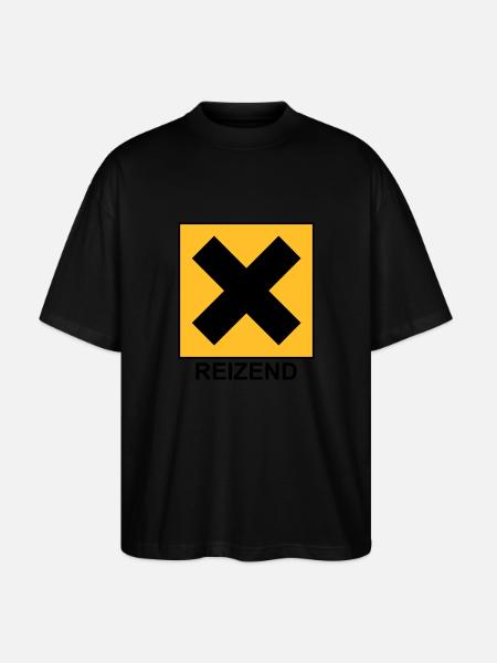 reizend - Stanley/Stella Oversized Unisex Bio T-Shirt Blaster 2.0 - Schwarz