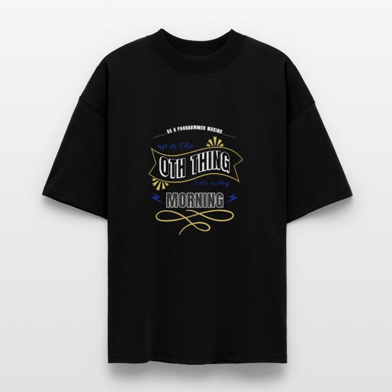 Langage de programmation informatique présenter l’idée T-shirt bio Blaster 2.0 coupe oversize Stanley/Stella Unisexe