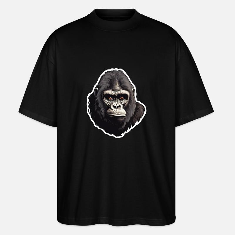Gorilla - Stanley/Stella Oversized Unisex Bio T-Shirt Blaster 2.0 - Schwarz