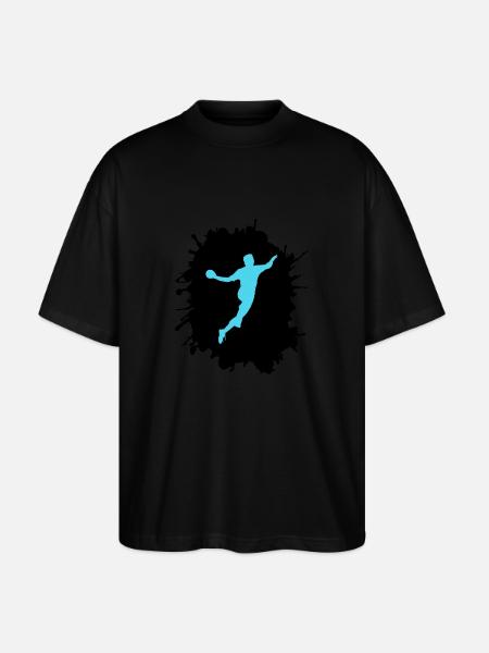 Splatter Handball - Stanley/Stella Oversized Unisex Organic T-shirt Blaster 2.0 - black