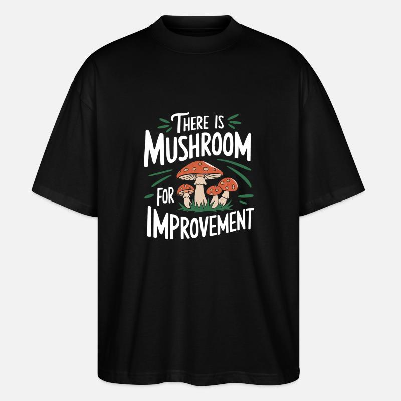 Champignons Champignons Champignon Champignon - T-shirt bio Blaster 2.0 coupe oversize Stanley/Stella Unisexe - noir