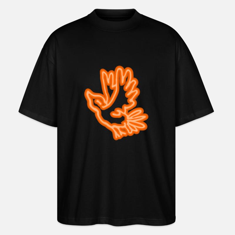 Neon Vogel - Stanley/Stella Oversized Unisex Bio T-Shirt Blaster 2.0 - Schwarz