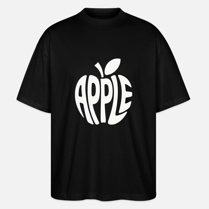 Pomme - Logo Cool Fruit - T-shirt bio Blaster 2.0 coupe oversize Stanley/Stella Unisexe - noir