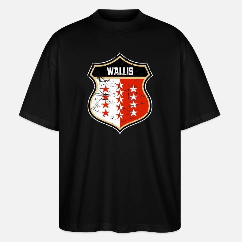 Wallis - Stanley/Stella Oversized Unisex Bio T-Shirt Blaster 2.0 - Schwarz
