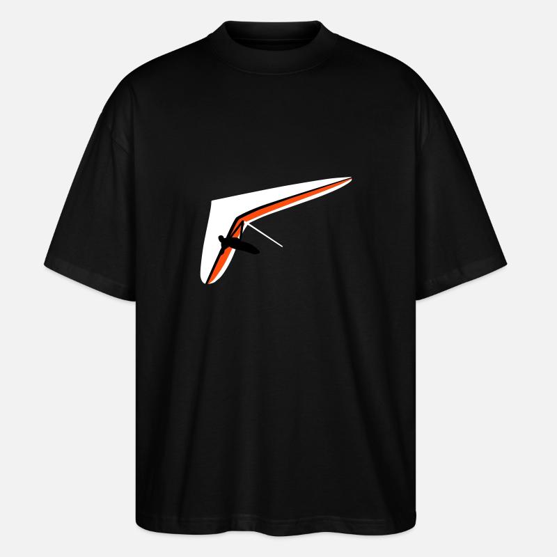 Hängegleiter - Stanley/Stella Oversized Unisex Bio T-Shirt Blaster 2.0 - Schwarz