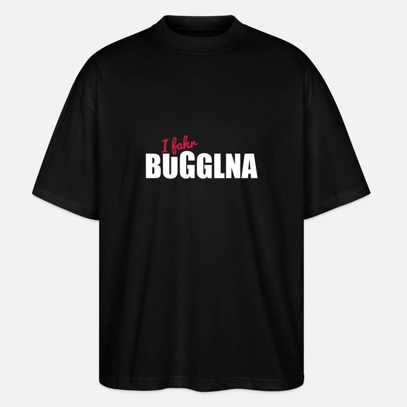 Buggl na - Stanley/Stella Oversized Unisex Bio T-Shirt Blaster 2.0 - Schwarz