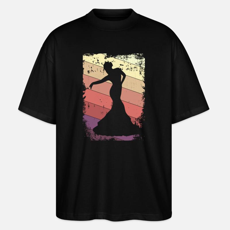 Danseuse - T-shirt bio Blaster 2.0 coupe oversize Stanley/Stella Unisexe - noir