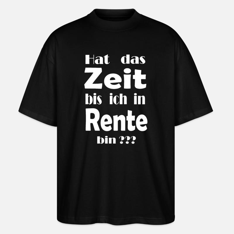 Rente - Stanley/Stella Oversized Unisex Bio T-Shirt Blaster 2.0 - Schwarz