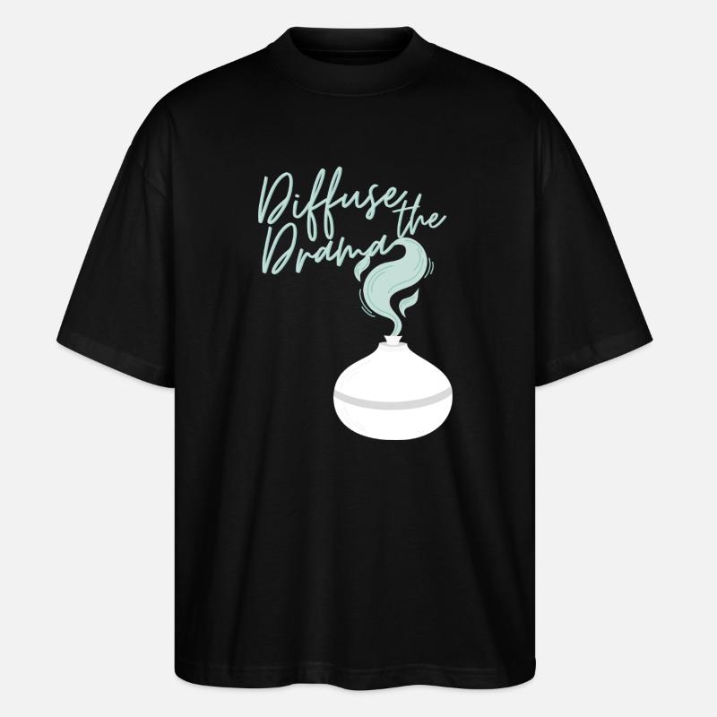 Diffuser le drame - T-shirt bio Blaster 2.0 coupe oversize Stanley/Stella Unisexe - noir