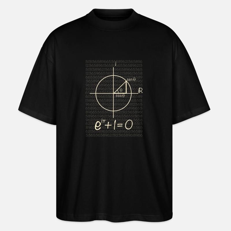 Équation d’Euler - T-shirt bio Blaster 2.0 coupe oversize Stanley/Stella Unisexe - noir