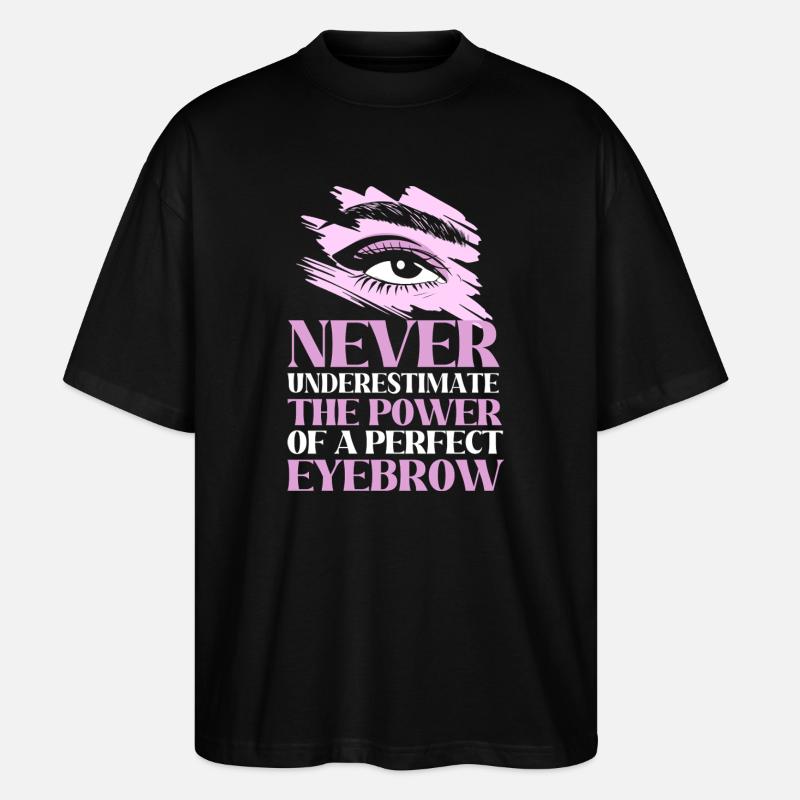 Cosmetics Beautician Microblading Make-up - Stanley/Stella Oversized Unisex Organic T-shirt Blaster 2.0 - black