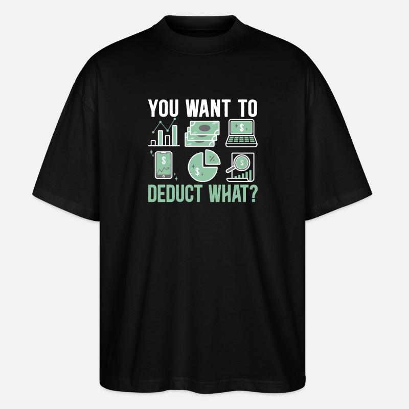 Comptable Contrôleur Comptable Responsable Financier - T-shirt bio Blaster 2.0 coupe oversize Stanley/Stella Unisexe - noir