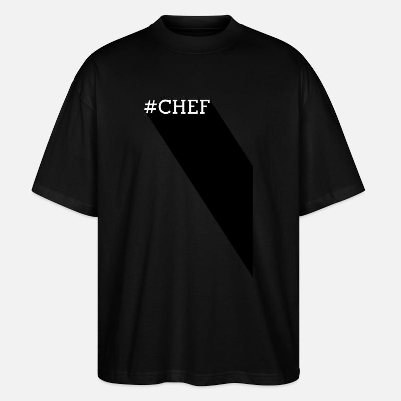 #CHEF - Long Shadow - Stanley/Stella Oversized Unisex Bio T-Shirt Blaster 2.0 - Schwarz