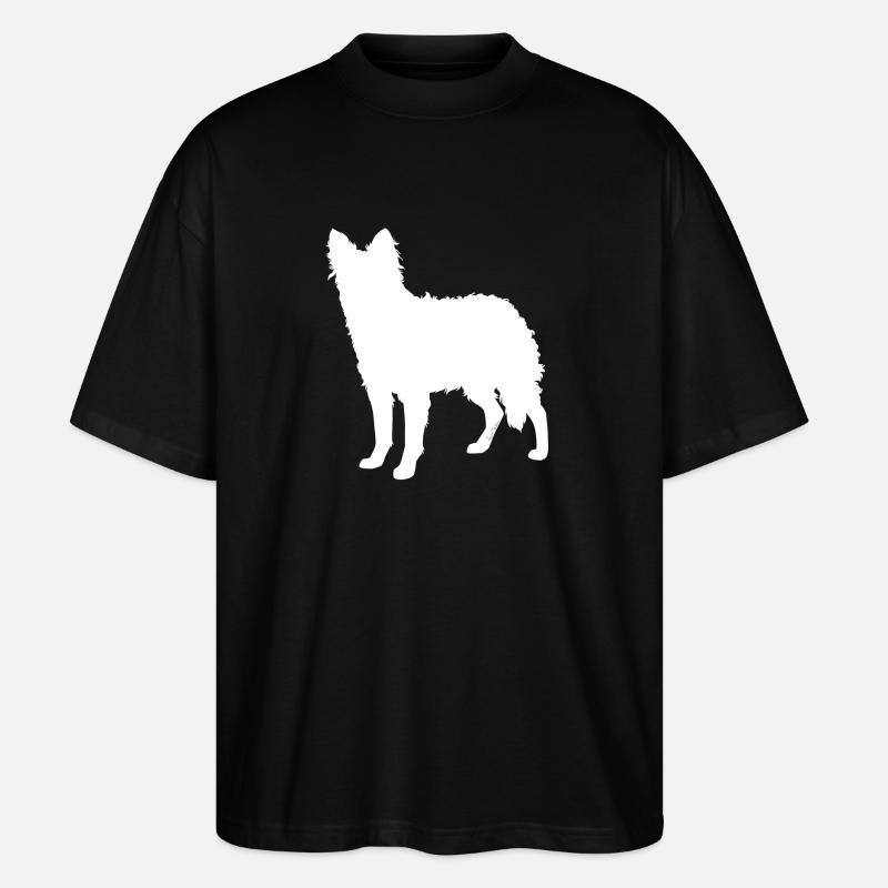 Regenbogen Himmel Weiße Mudi - Stanley/Stella Oversized Unisex Bio T-Shirt Blaster 2.0 - Schwarz