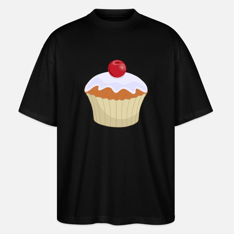 Cupcake - Stanley/Stella Oversized Unisex Bio T-Shirt Blaster 2.0 - Schwarz