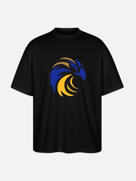 Eagle head Eagle - Stanley/Stella Oversized Unisex Organic T-shirt Blaster 2.0 - black