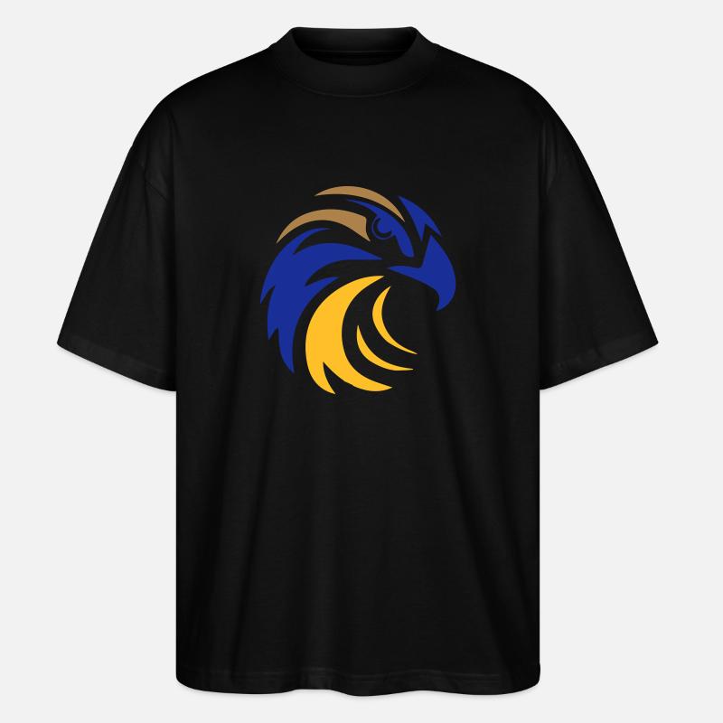 Tête d'aigle aigle - T-shirt bio Blaster 2.0 coupe oversize Stanley/Stella Unisexe - noir
