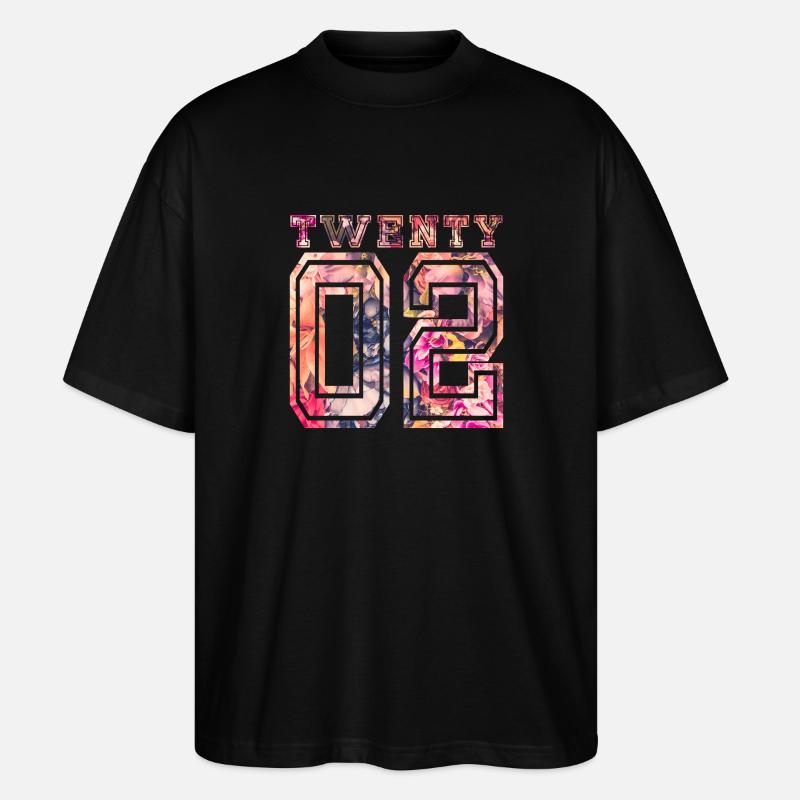 Twenty 2002 - Stanley/Stella Oversized Unisex Bio T-Shirt Blaster 2.0 - Schwarz