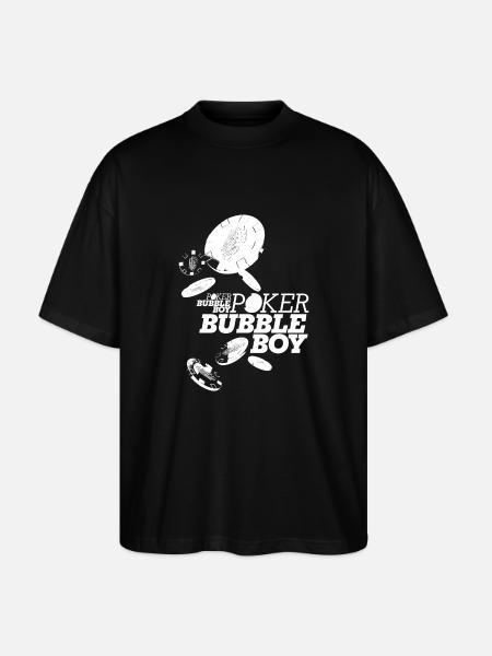 Poker - Bubble Boy (white) - Stanley/Stella Oversized Unisex Organic T-shirt Blaster 2.0 - black