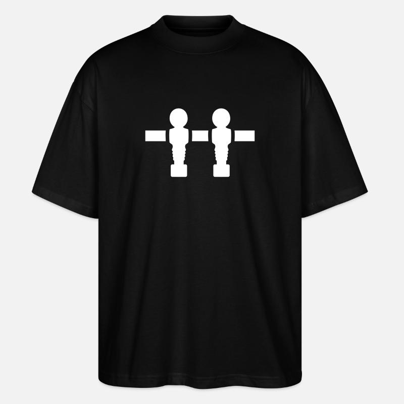 Tischkicker - Stanley/Stella Oversized Unisex Bio T-Shirt Blaster 2.0 - Schwarz