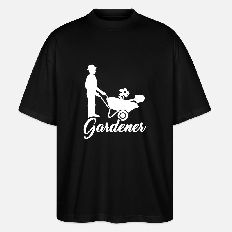 Gärtner - Stanley/Stella Oversized Unisex Bio T-Shirt Blaster 2.0 - Schwarz