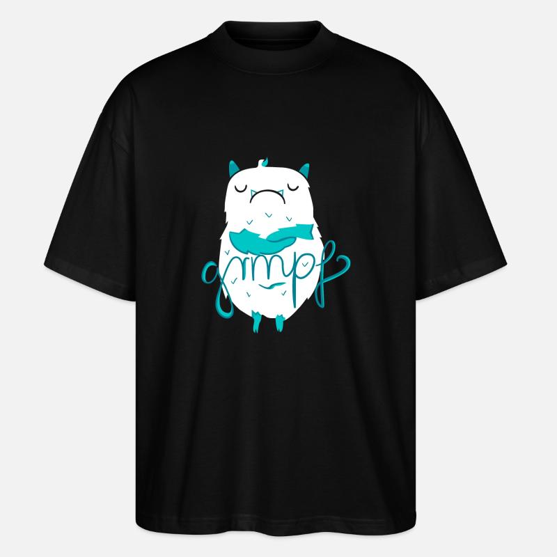 Mr. Grmpf - Stanley/Stella Oversized Unisex Organic T-shirt Blaster 2.0 - black
