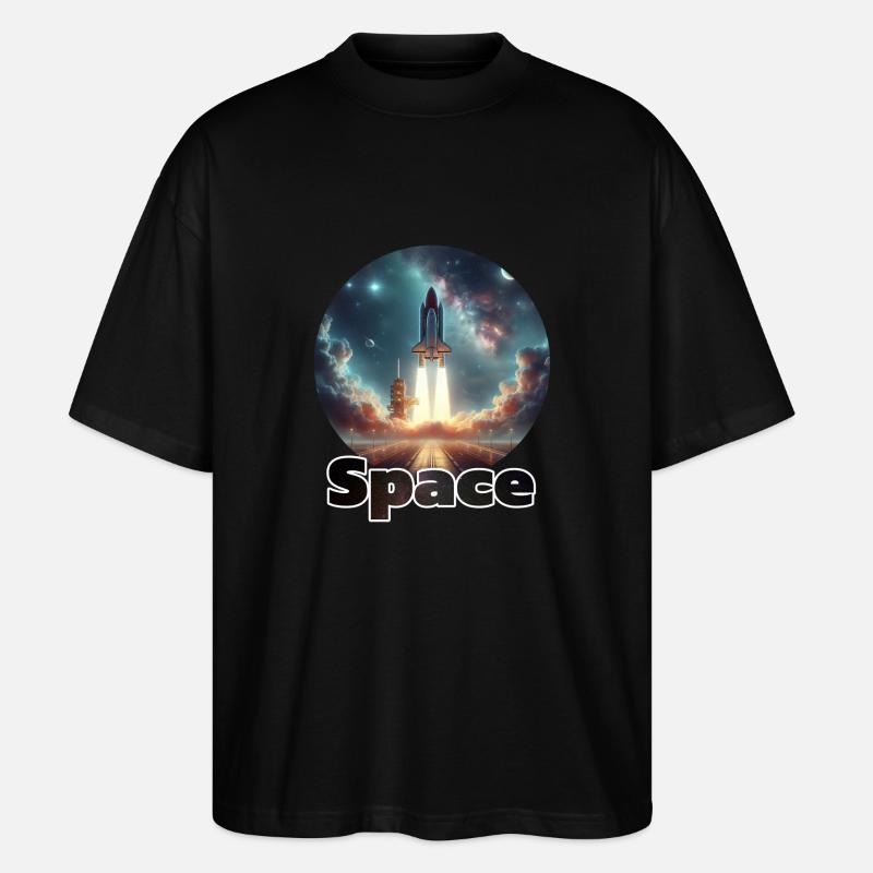 My Design - Stanley/Stella Oversized Unisex Bio T-Shirt Blaster 2.0 - Schwarz