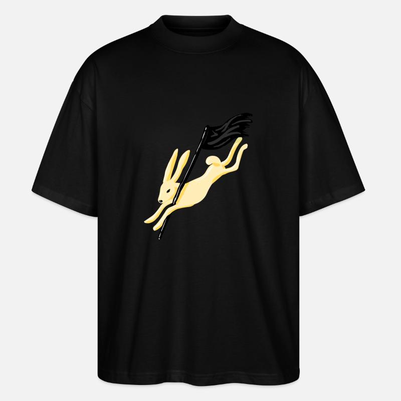 RABBIT - Stanley/Stella Oversized Unisex Bio T-Shirt Blaster 2.0 - Schwarz