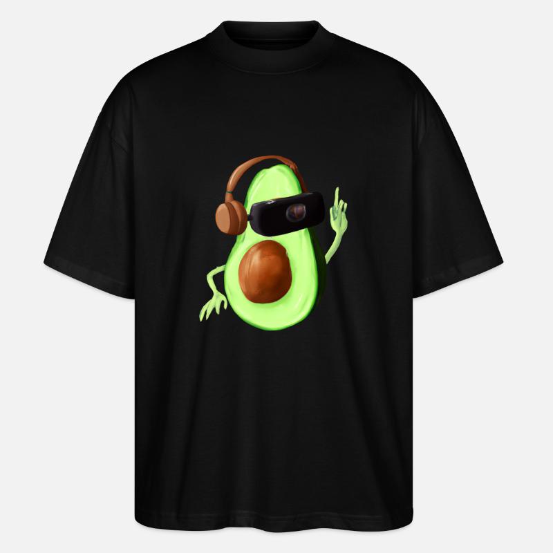 Avocado _ 02 - Stanley/Stella Oversized Unisex Bio T-Shirt Blaster 2.0 - Schwarz