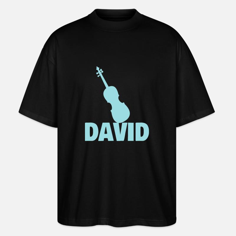Viola David - T-shirt bio Blaster 2.0 coupe oversize Stanley/Stella Unisexe - noir