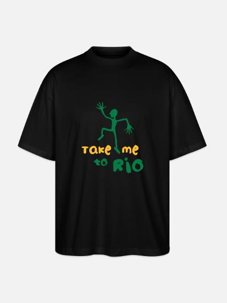 dance_rio - Stanley/Stella Oversized Unisex Organic T-shirt Blaster 2.0 - black