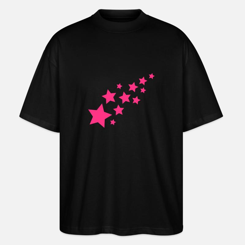 Etoiles - T-shirt bio Blaster 2.0 coupe oversize Stanley/Stella Unisexe - noir