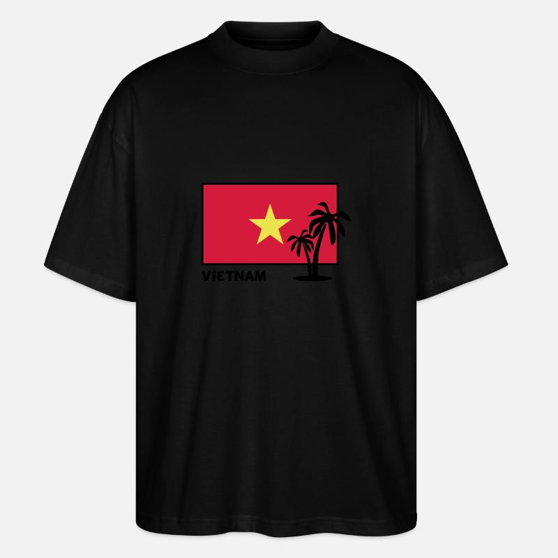 Vietnam - T-shirt bio Blaster 2.0 coupe oversize Stanley/Stella Unisexe - noir