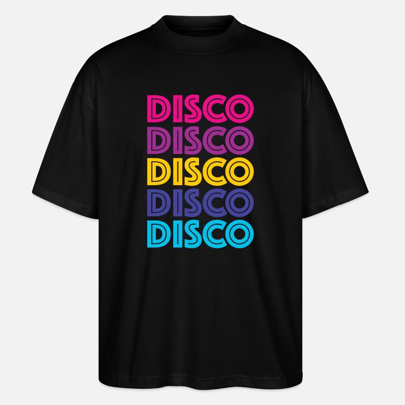 Disco Disco Disco - T-shirt bio Blaster 2.0 coupe oversize Stanley/Stella Unisexe - noir