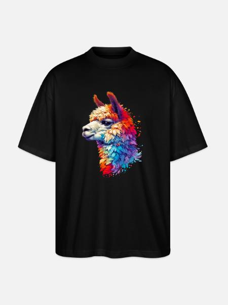 Alpaga - T-shirt bio Blaster 2.0 coupe oversize Stanley/Stella Unisexe - noir