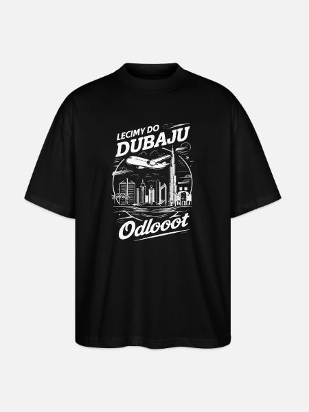 Dear Friends, We're Flying to Dubai - Odlooot, Dj, Dubai - Stanley/Stella Oversized Unisex Organic T-shirt Blaster 2.0 - black