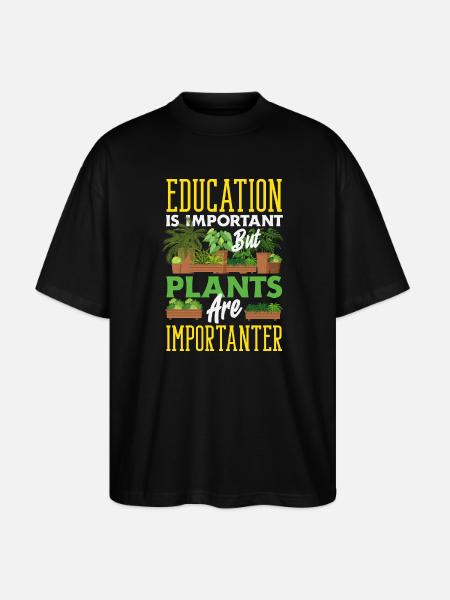 Garten- Und Pflanzenliebhaber Geschenke - Stanley/Stella Oversized Unisex Bio T-Shirt Blaster 2.0 - Schwarz