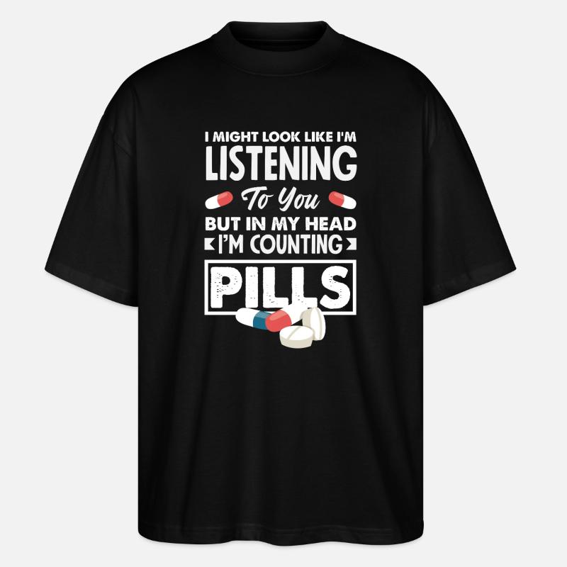 Apotheker Pharmazeutisch-technischer - Stanley/Stella Oversized Unisex Bio T-Shirt Blaster 2.0 - Schwarz