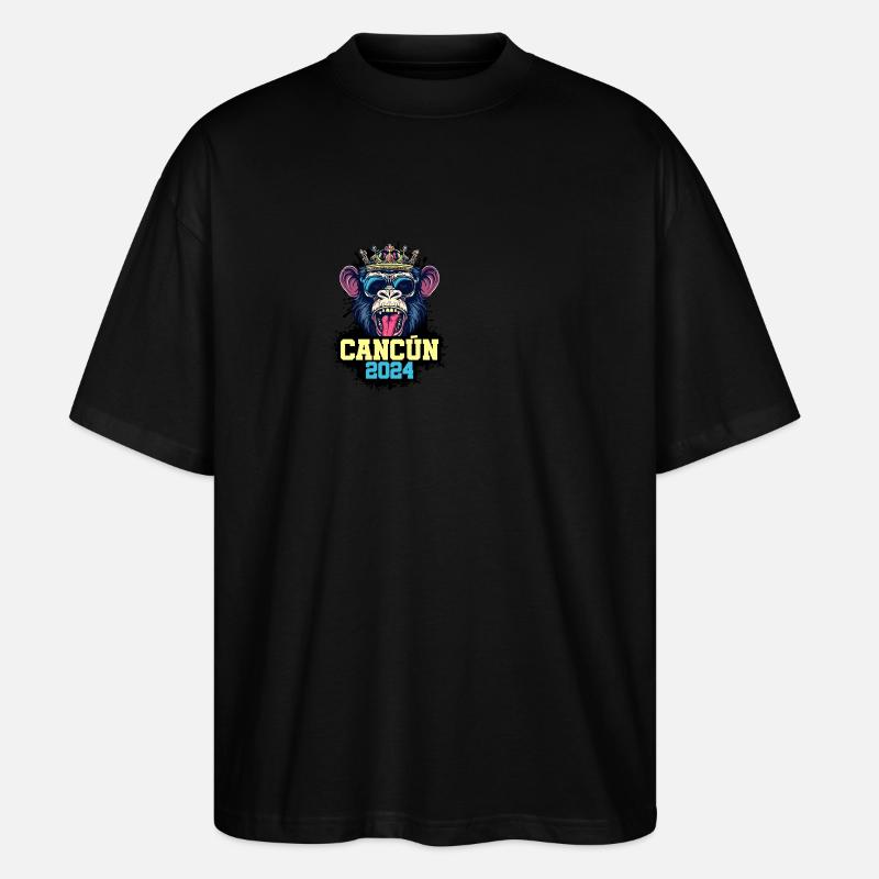 Cancun 2024 Singe - T-shirt bio Blaster 2.0 coupe oversize Stanley/Stella Unisexe - noir