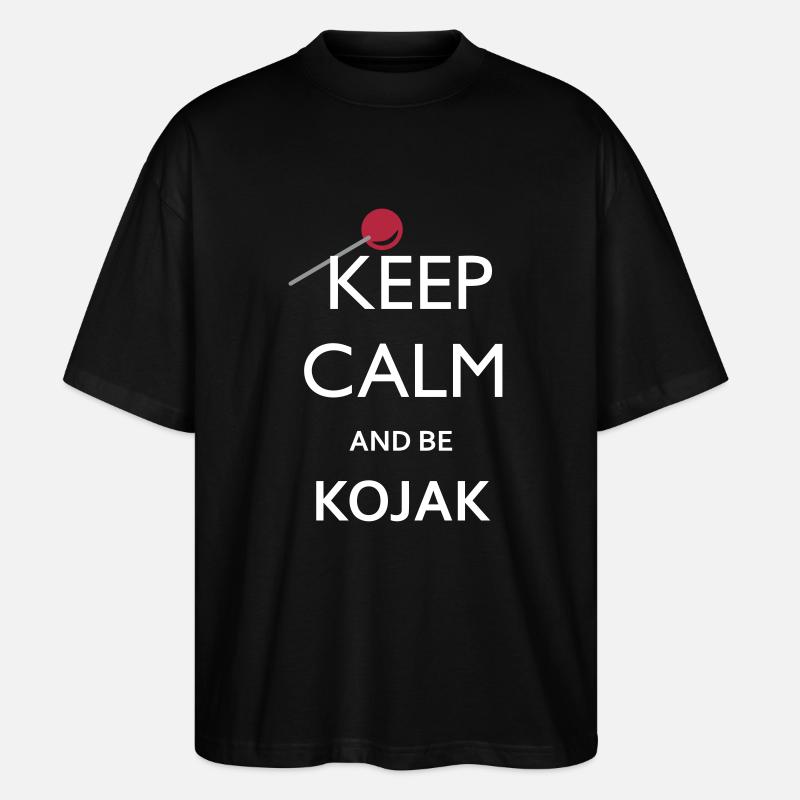 BE KOJAK - Stanley/Stella Oversized Unisex Bio T-Shirt Blaster 2.0 - Schwarz