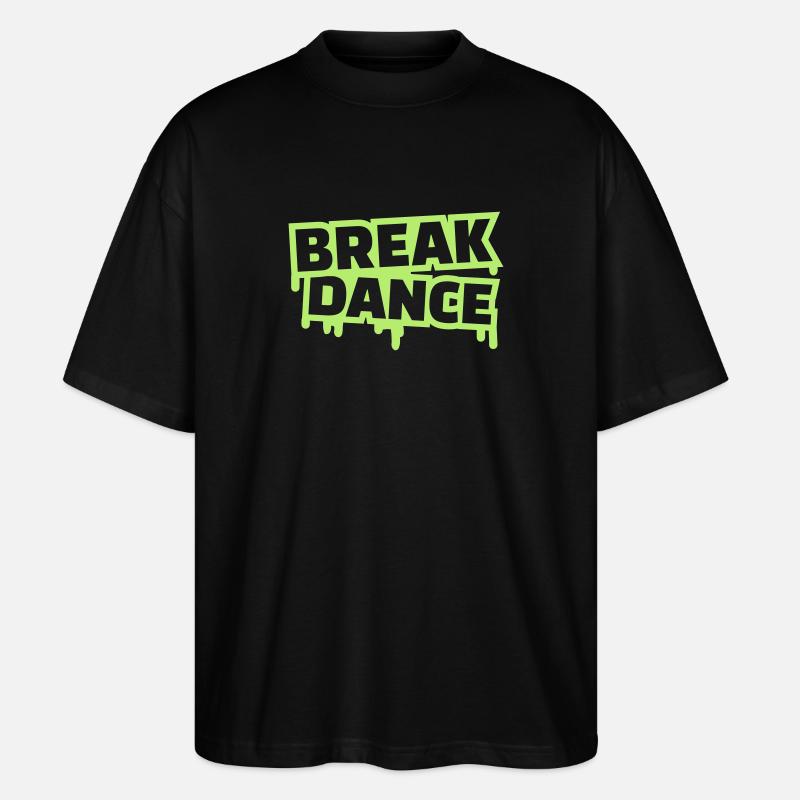 Breakdance - T-shirt bio Blaster 2.0 coupe oversize Stanley/Stella Unisexe - noir