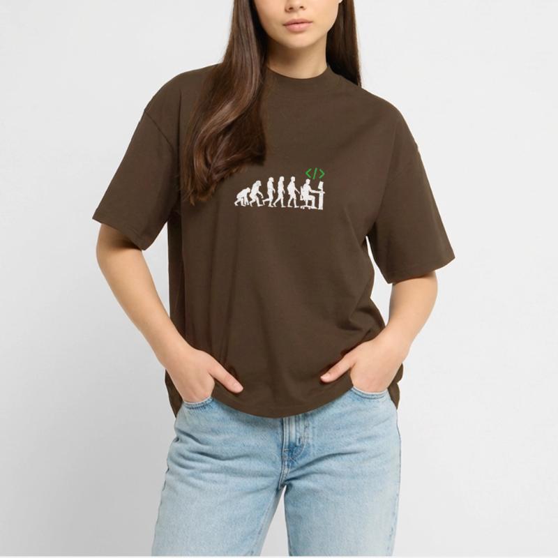 Les programmeurs codeur cadeau évolution java c ++ T-shirt bio Blaster 2.0 coupe oversize Stanley/Stella Unisexe