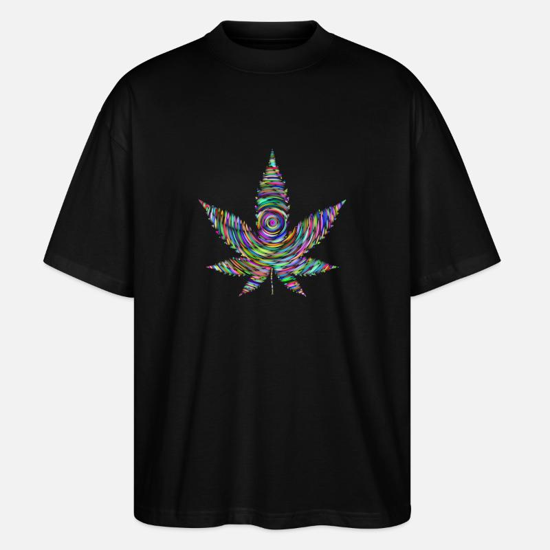 Marijuana - Stanley/Stella Oversized Unisex Bio T-Shirt Blaster 2.0 - Schwarz