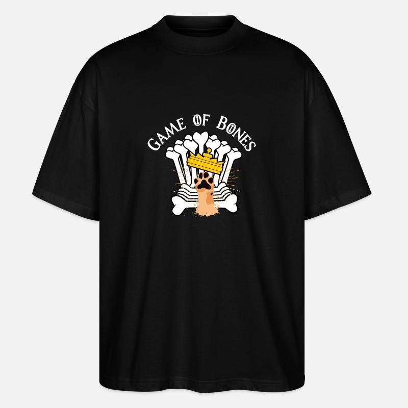 Game of Bones - Stanley/Stella Oversized Unisex Bio T-Shirt Blaster 2.0 - Schwarz