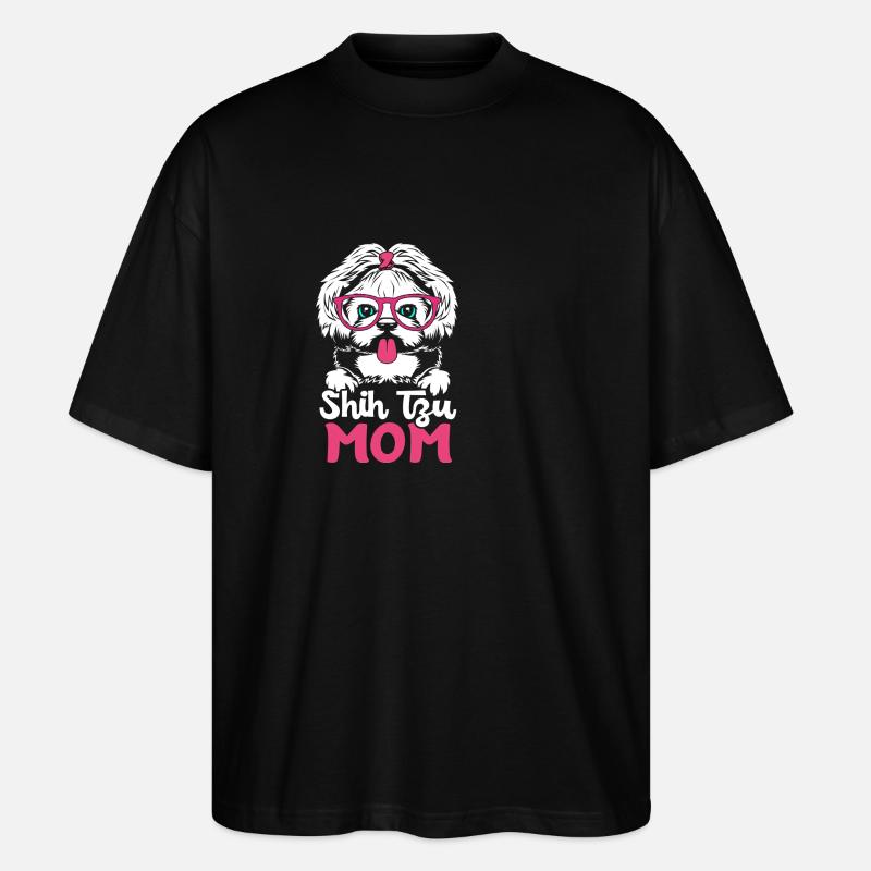 Shih Tzu - T-shirt bio Blaster 2.0 coupe oversize Stanley/Stella Unisexe - noir
