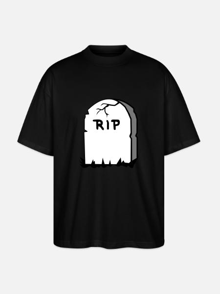 Gravestone - Stanley/Stella Oversized Unisex Organic T-shirt Blaster 2.0 - black